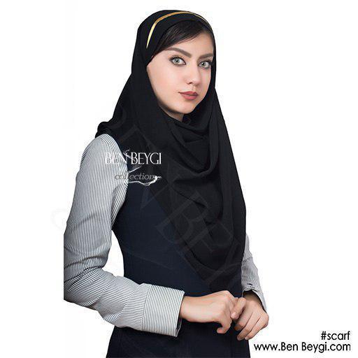مدل مقنعه | پارچه کرپ | شال تل سر خود MI-3754