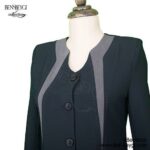 مدل مانتو شلوار اداری یقه هفت کد 389