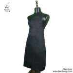 پیشبند بلند ساده پارچه کجراه (اپرون) رنگ مشکی کد IR-4581