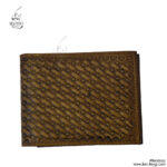 کیف پول مردانه جیبی طرح حصیری کد 10042-205041-N