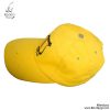 کلاه نقاب دار مدل تلویزیونی کتان پشت چسب دار رنگ زرد