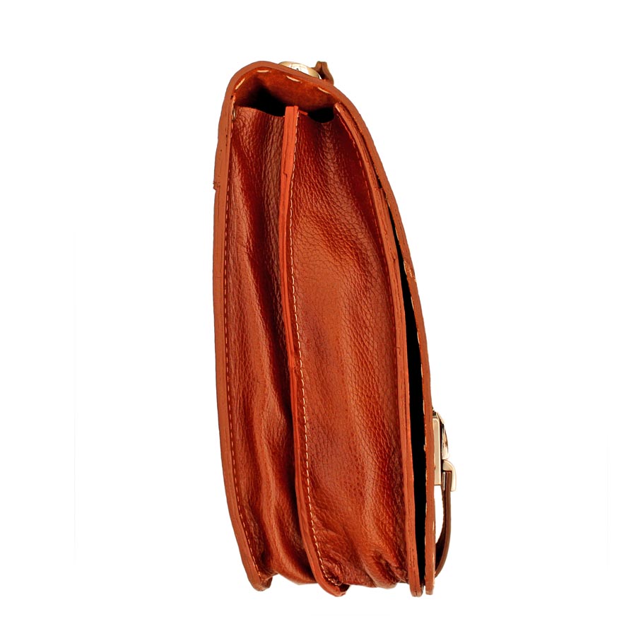 کیف چرم مردانه مدل دو قفل رمزدار دور دوز دو طبله
