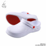 کفش رستورانی و آشپزی رنگ سفید پشت باز کد 21856-SHA