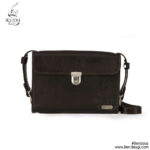 کیف دوشی زنانه چرم بنددار ساده کدN-207081-22937