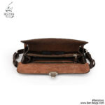 کیف دوشی زنانه چرم بنددار ساده کدN-207081-22937