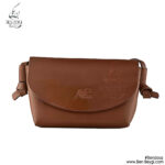 کیف دوشی زنانه قهوه ای ساده کد N-207569-22927