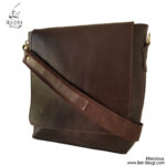 کیف دوشی چرم مردانه قفل دارکد FA-709-22983