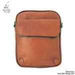 کیف دوشی چرمی زیپ دار کد FA-718-23002