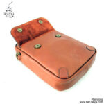 کیف دوشی چرمی زیپ دار کد FA-718-23002