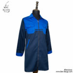 مانتو شلوار کار رنگ سرمه ای خرج کار آبی کد237992
