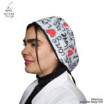 کلاه پزشکی طرح قلب با بند سر قابل تنظیم کد SHA-25146