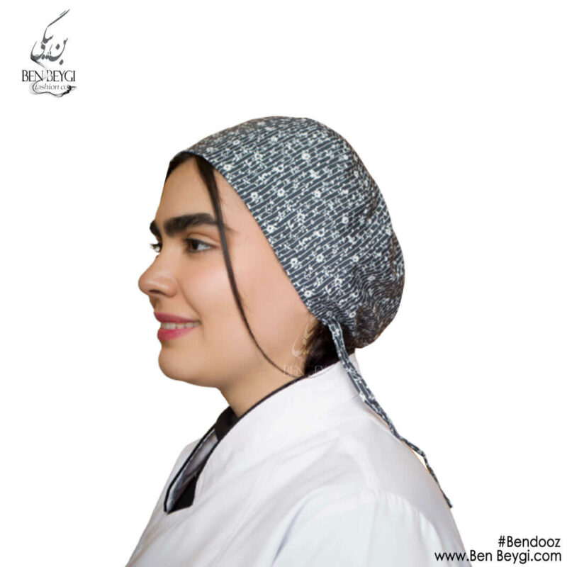 کلاه پزشکی طرح گل با بند سر قابل تنظیم کد SHA-25153