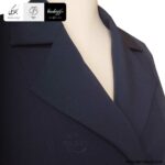 مانتو اداری چهار دکمه رنگ سرمه ای تک سایز 1