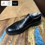 کفش مردانه اداری جنس چرمی بند دار (اسم مدل)، کشی زیره پی یو (زیره طبی) کد SA-27058
