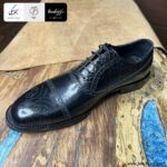 کفش مردانه اداری جنس چرمی بند دار (اسم مدل)، کشی زیره پی یو (زیره طبی) کد SA-27070 (2)