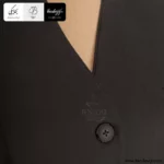مانتو-شلوار-اداری-پارچه-بزیاق-رنگ-مشکی-یقه-هفت-پنج-دکمه-کد-32929-4 copy