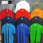 تیشرت-جودون-آستین-کوتاه-رنگ-آبی-یقه-و-مچ-بافت-کد-28615-1 copy