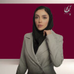 مانتو شلوار اداری یقه انگلیسی چهار دکمه اریب