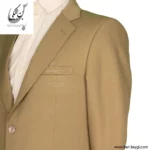عکس نزدیک کت و شلوار کرم
