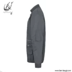 کاپشن شلوار کار طوسی عکس از بغل