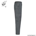 کاپشن شلوار کار طوسی عکس شلوار بغل
