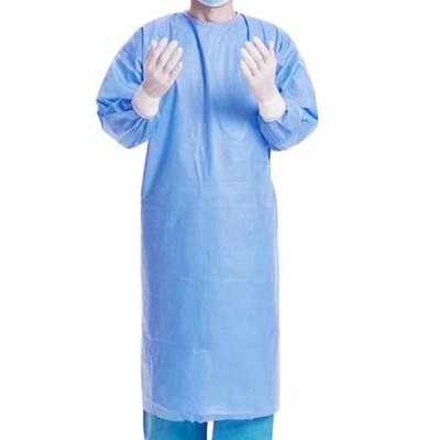 لباس بیمارستانی آبی آسمانی